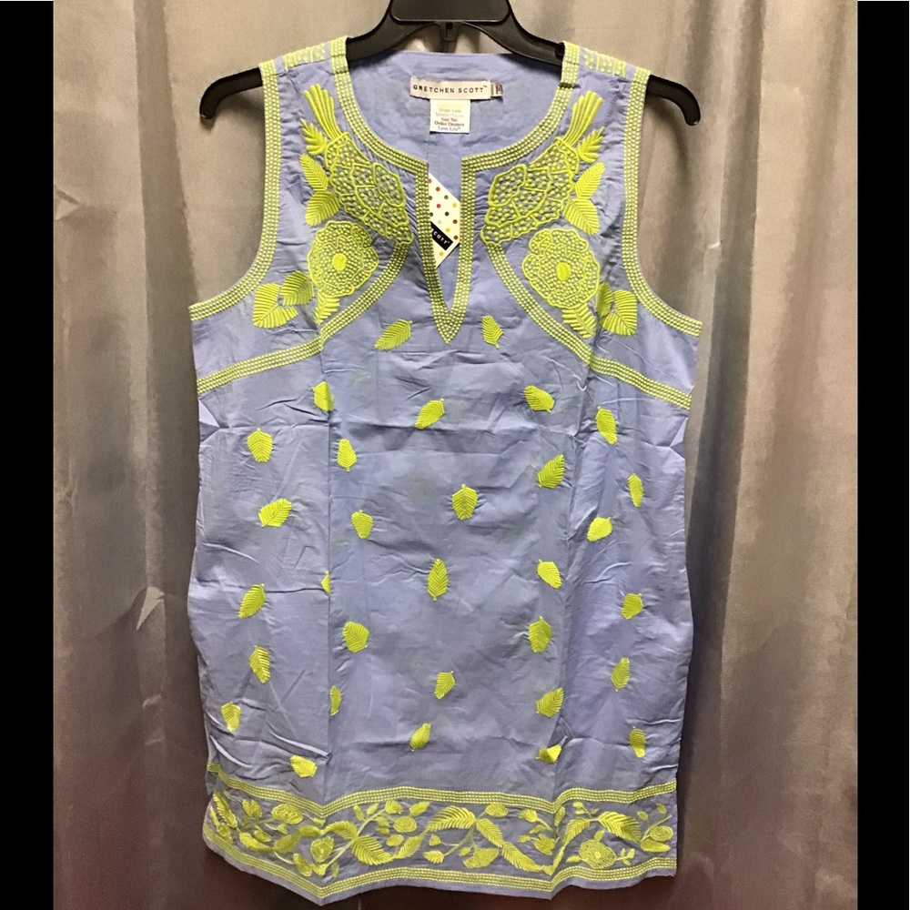 Gretchen Scott embroidered dress NWT - Picture 4 of 9